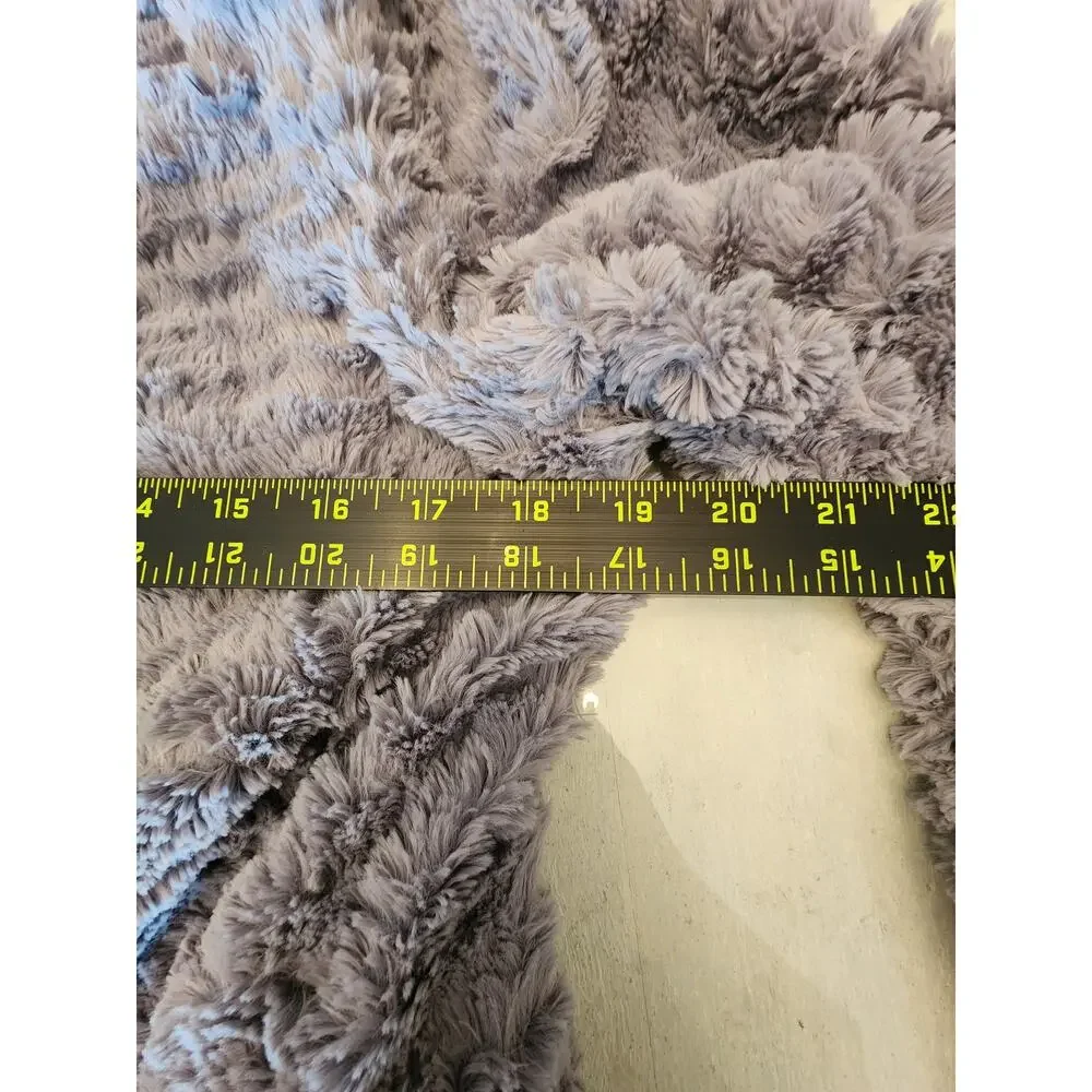 Patagonia Girls Coat Jacket SZ XXL (16-18) Gray Faux Fur